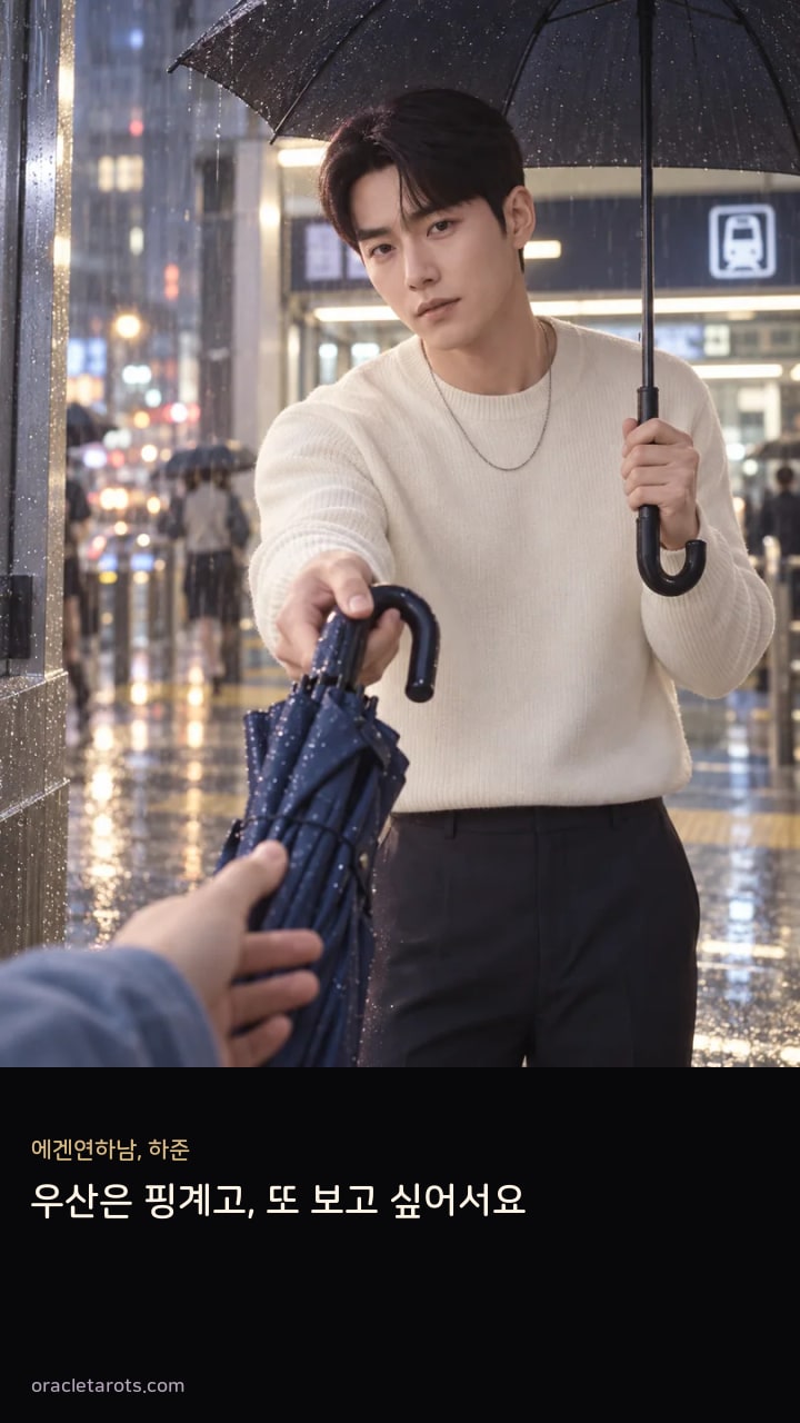 우산은 핑계고, 또 보고 싶어서요
