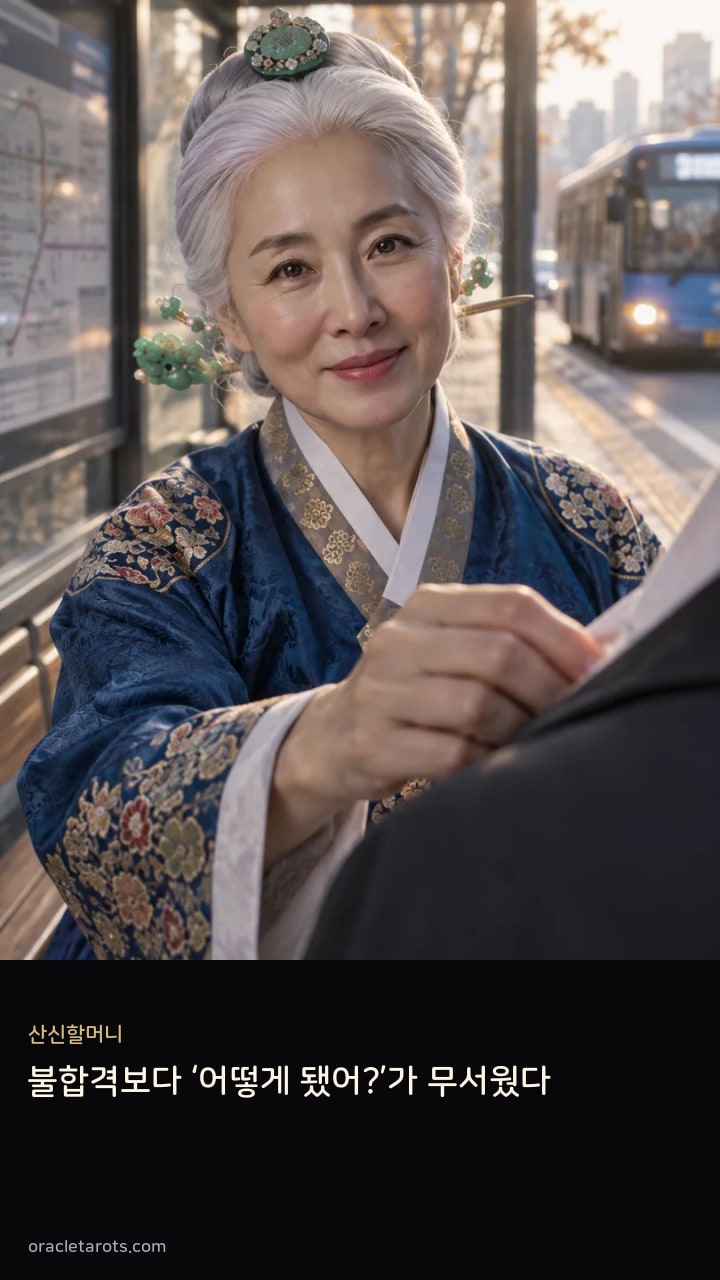 불합격보다 ‘어떻게 됐어?’가 무서웠다