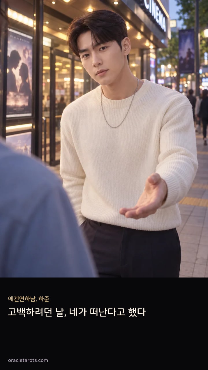 고백하려던 날, 네가 떠난다고 했다
